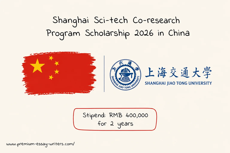 Shanghai Sci-tech Co-research Program Scholarship 2026 in China | Research Grant