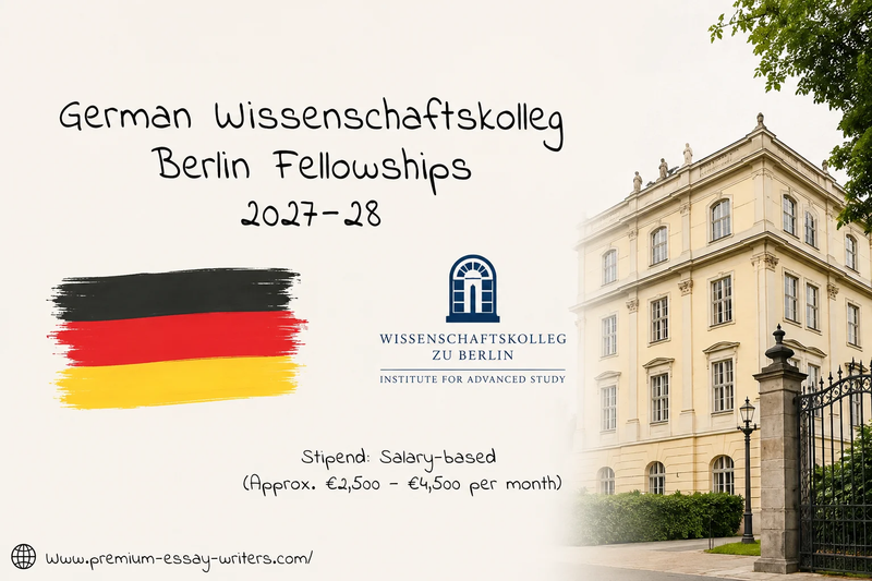 German Wissenschaftskolleg Berlin Fellowships 2027–28 | Fully Funded Research Fellowship in Germany
