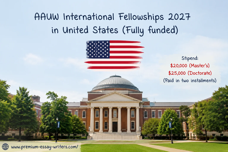 AAUW International Fellowships 2027 in the United States  | Study STEM in the USA