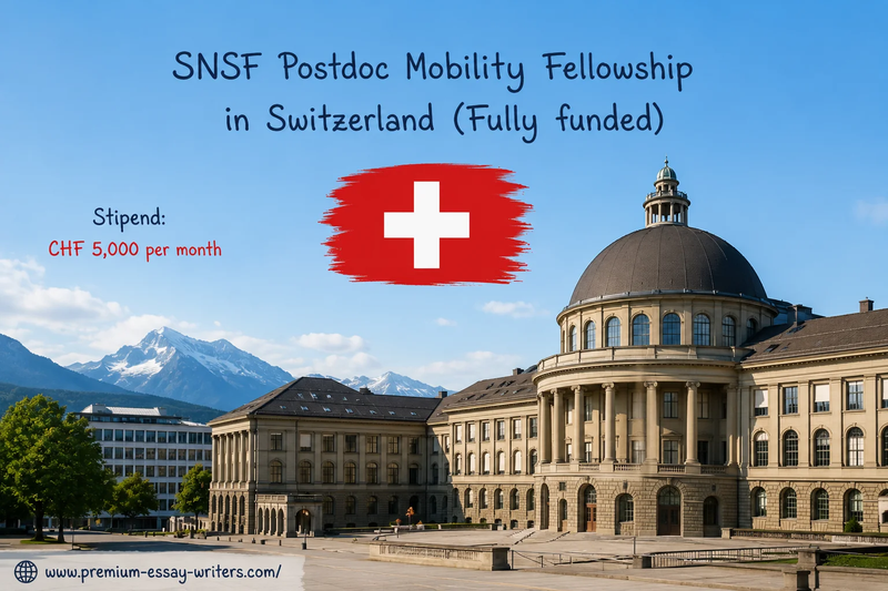 SNSF Postdoc.Mobility Fellowship in Switzerland 2027