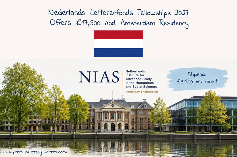 Nederlands Letterenfonds Fellowships 2027 in the Netherlands