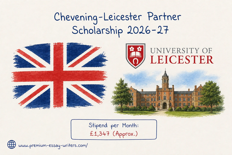 Chevening-Leicester Partner Scholarship 2027-28
