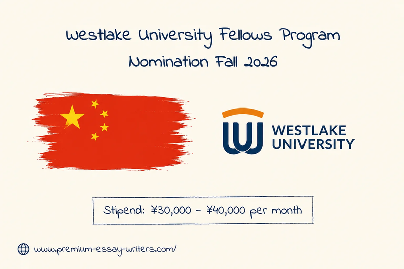 Westlake University Fellows Program Nomination Fall 2026 in China | Fully Funded Research Fellowship