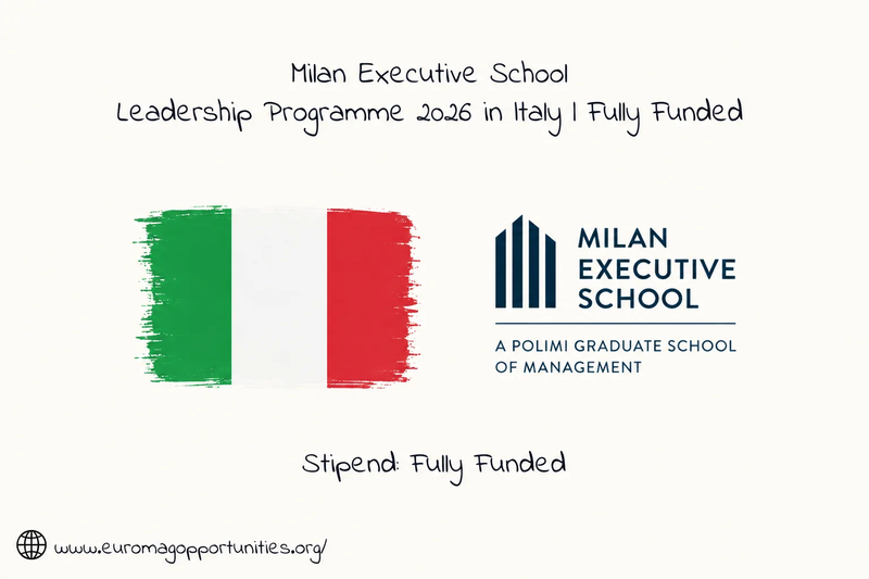 Milan Executive School Leadership Programme 2026 (Apply Now)