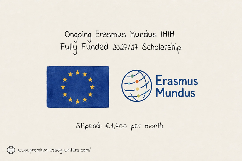 Ongoing Erasmus Mundus IMIM Fully Funded 2027/27 Scholarship