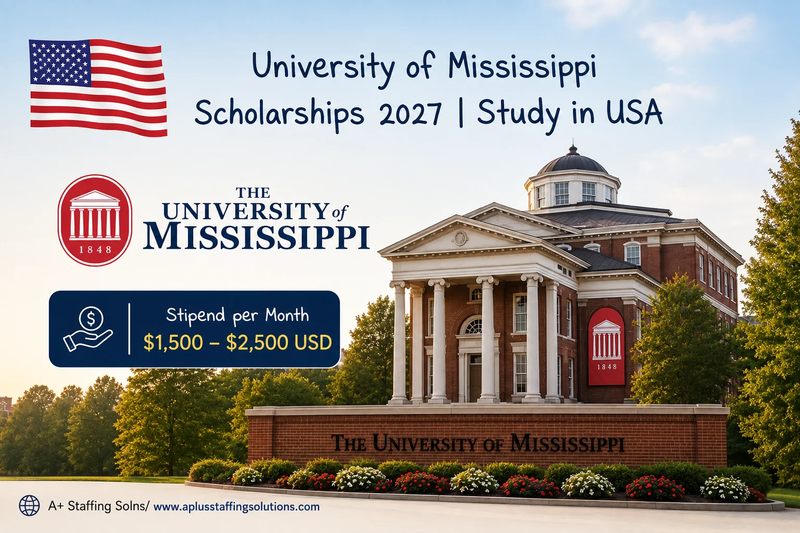 University of Mississippi Scholarships 2027 | Study in USA