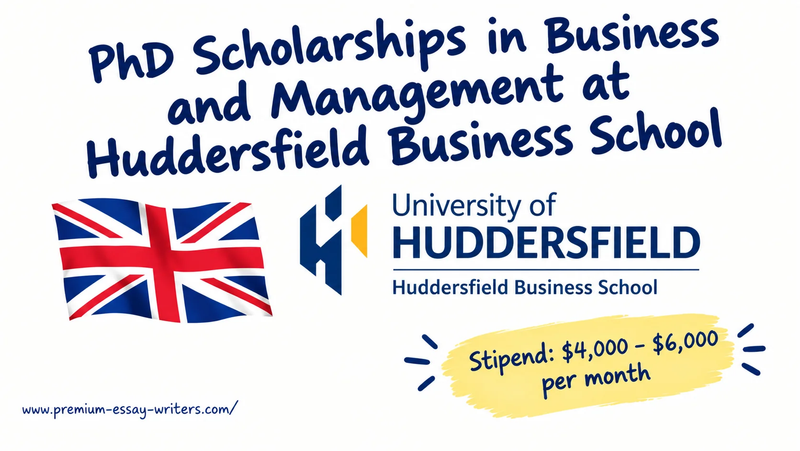 PhD Scholarships in Business and Management at Huddersfield Business School