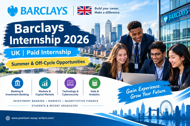 Barclays Internship 2027 in UK | Paid Summer & Off-Cycle Programs