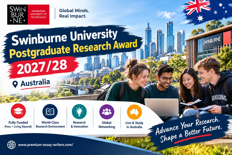 Swinburne University Postgraduate Research Award 2027/28