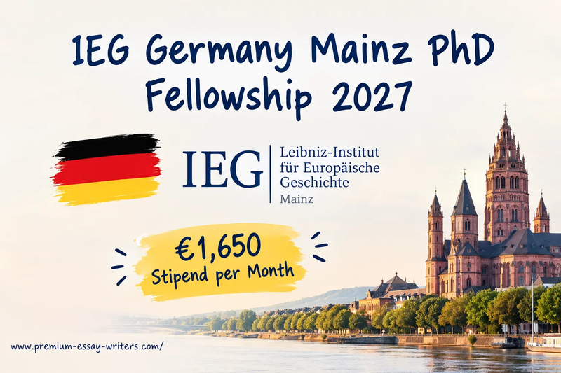IEG Germany Mainz PhD Fellowship 2027 | Funded Opportunity
