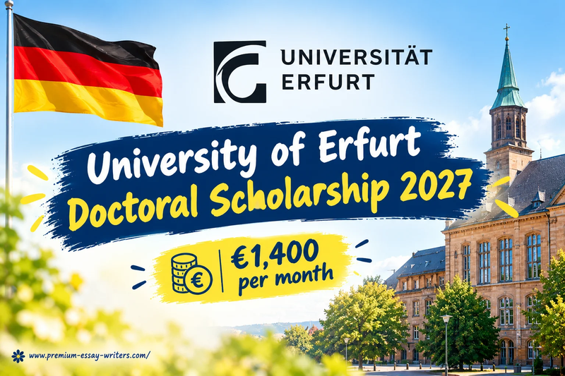 University of Erfurt Doctoral Scholarship 2027 in Germany