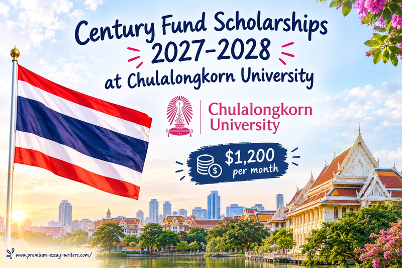 Century Fund Scholarships 2027-2028 at Chulalongkorn University | PhD & Postdoc Funding