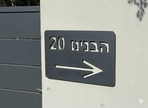 שלטי כניסה לבית