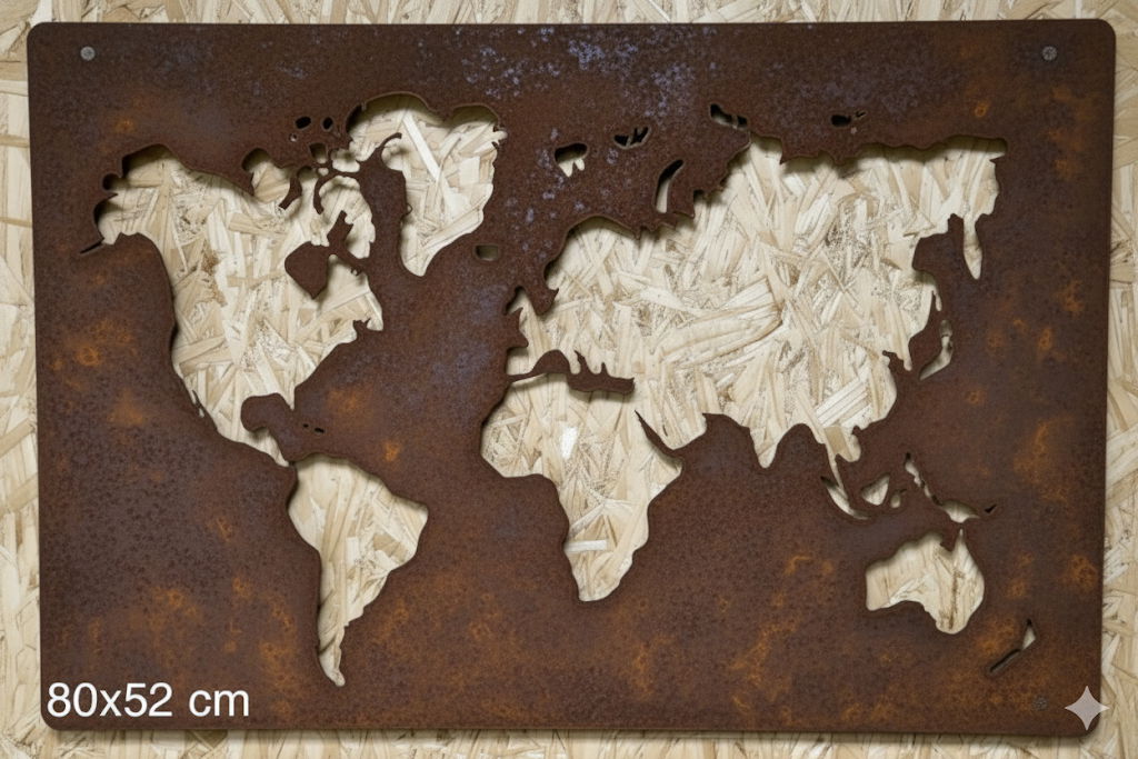 מפת עולם מרחפת