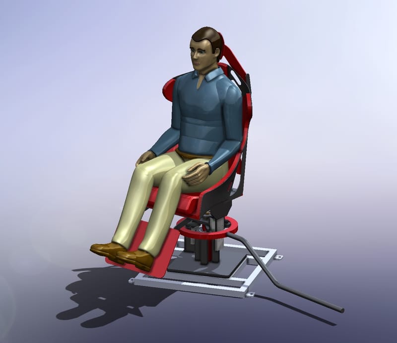 3d 360 chair