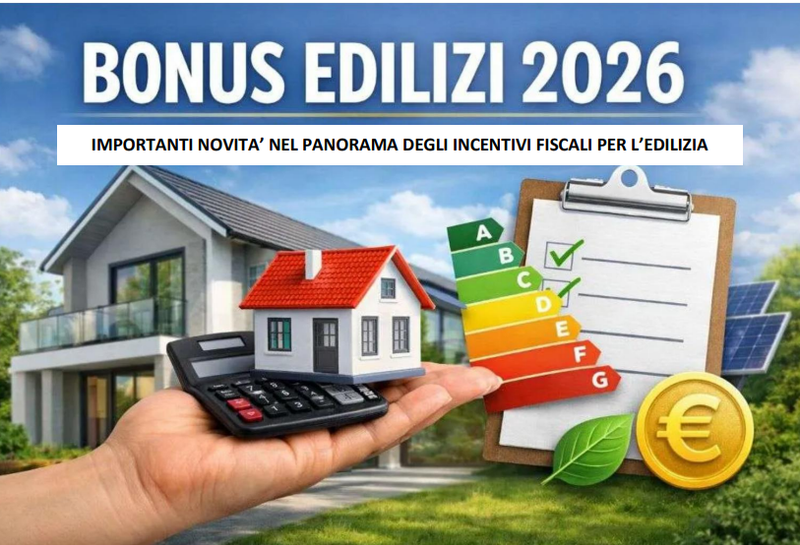 BONUS EDILIZI 2026