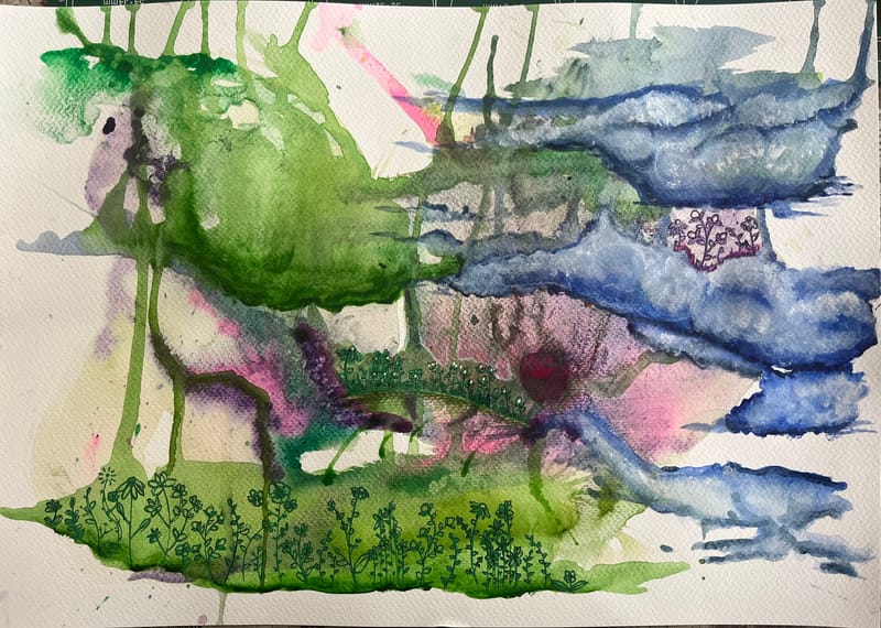 Painting Clouds & Dream Gardens: Continuing the Experiment
