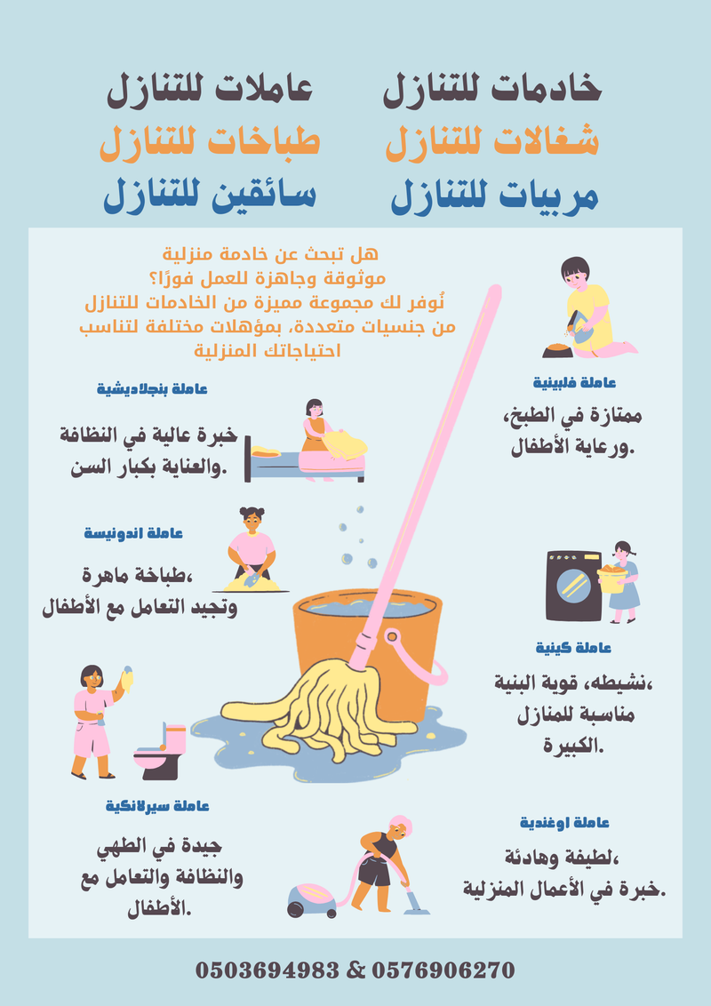 مكتب نسيم الحمراء - خادمات للتنازل ونقل الكفالة.