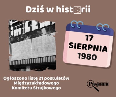 Dziś w historii - 17 sierpnia