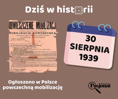 Dziś w historii - 30 sierpnia