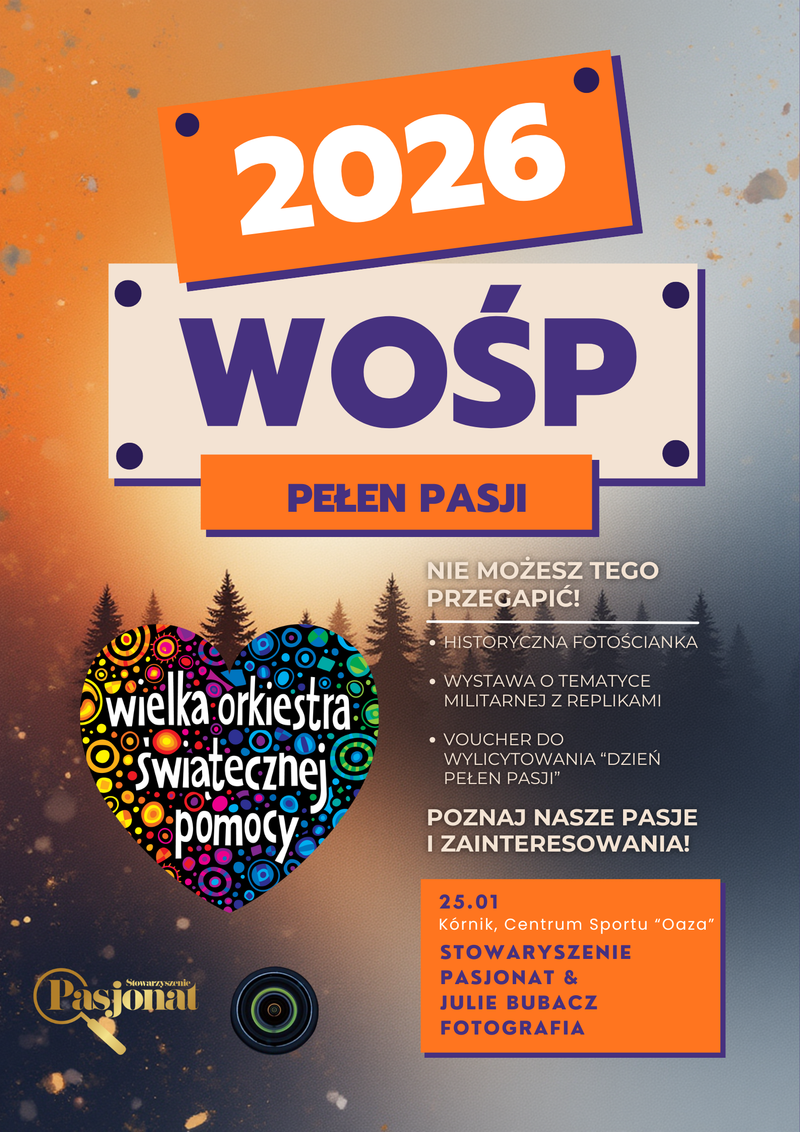 Kolejny raz zagramy razem z Wielką Orkiestrą Świątecznej Pomocy!