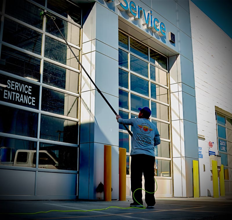 Exterior Glass Surfaces Washing
