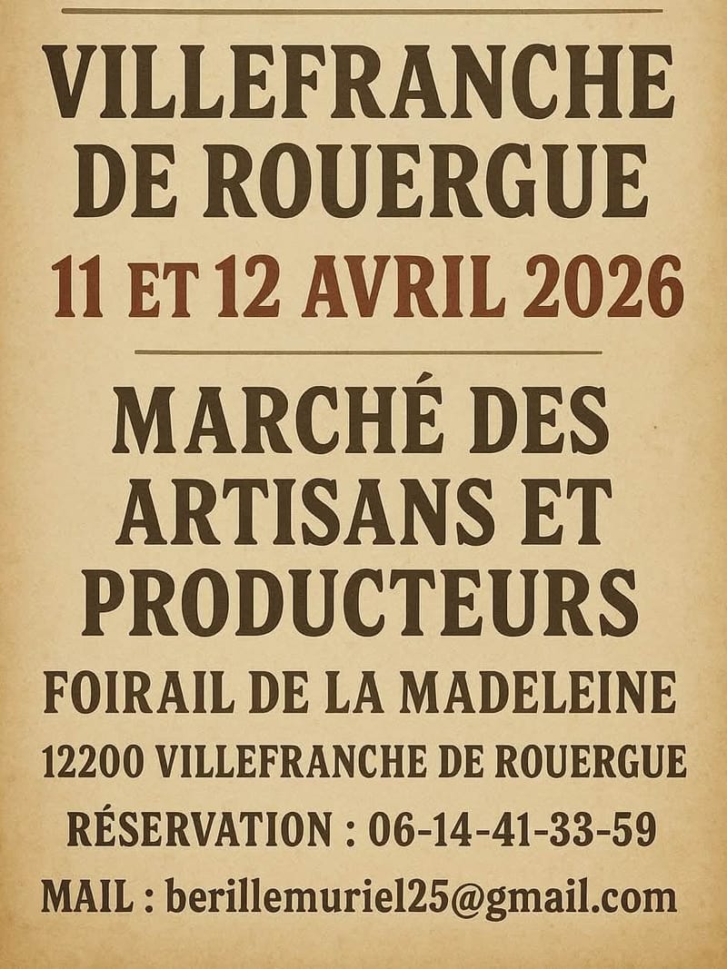 Marché des artisans et producteurs