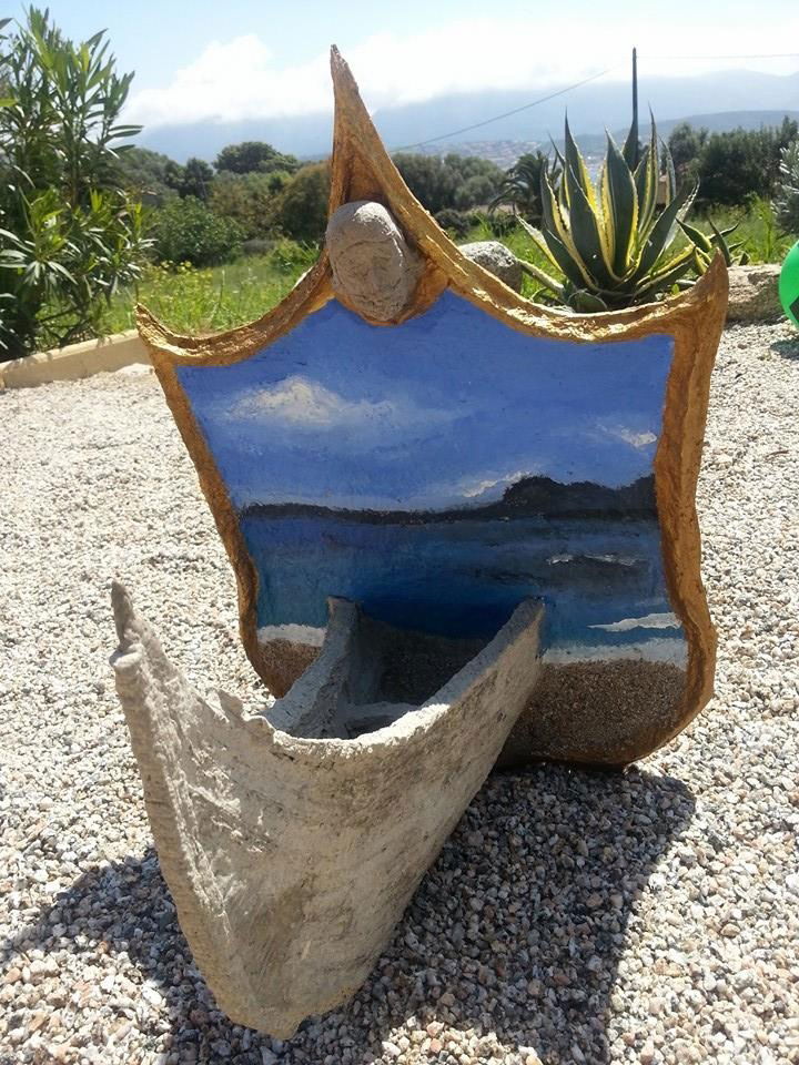 Decoratiune papier mache 