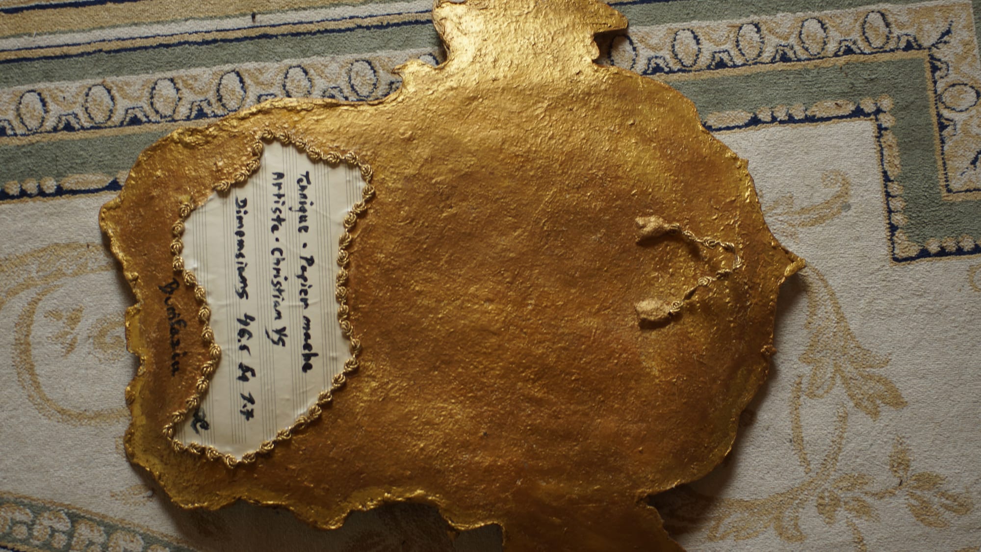 Decoratiune papier mache 