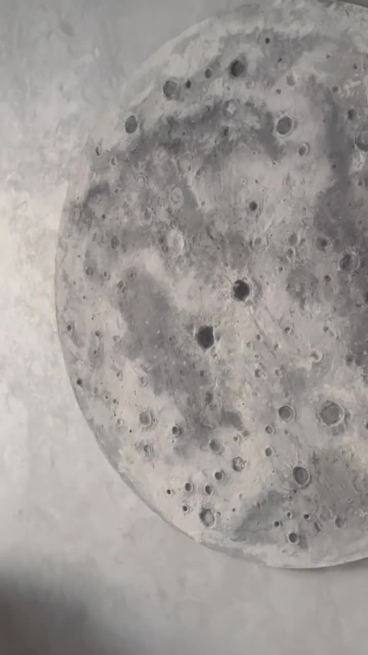 Moon wallart 1400 mm