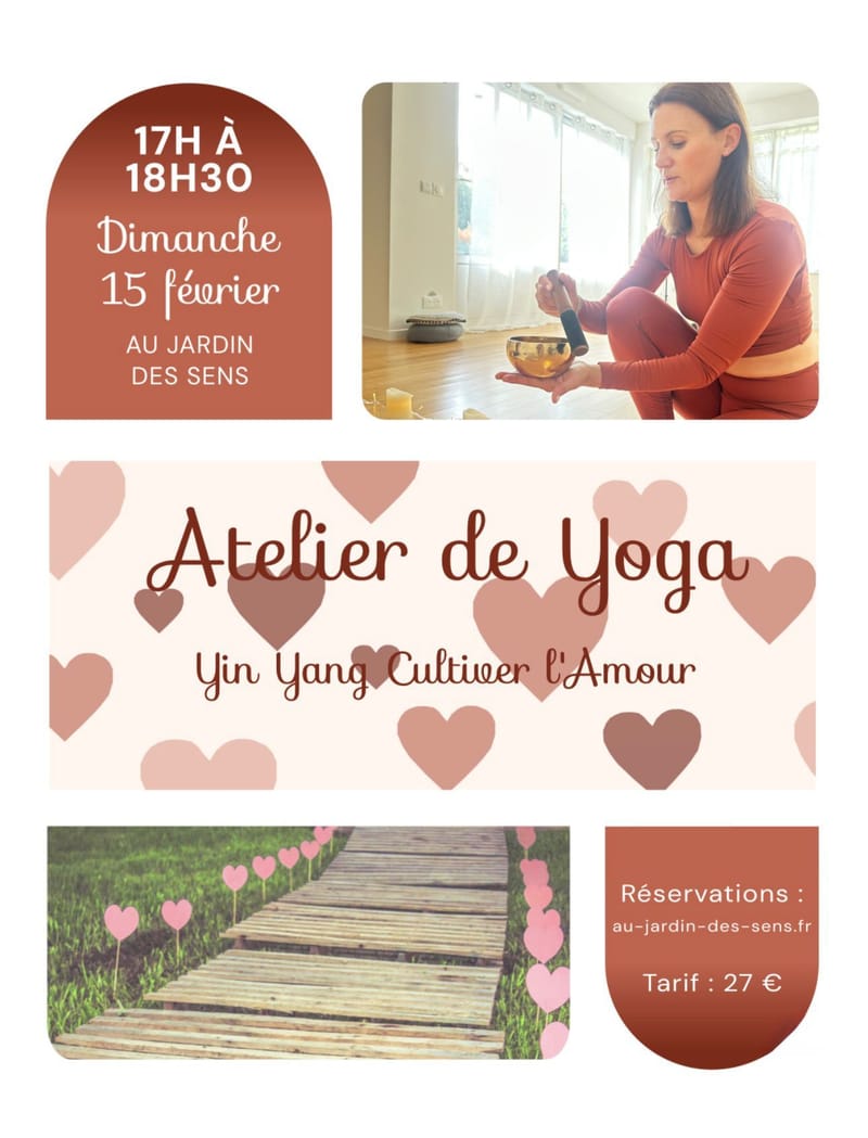 Yin Yang Cultiver l'amour...avec Marion