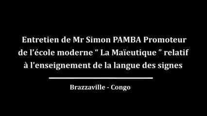 Entretien de Monsieur Simon PAMBA thumbnail