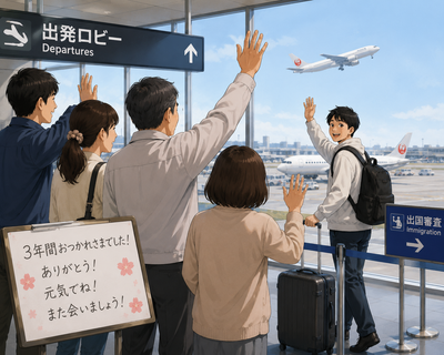 実習生帰国