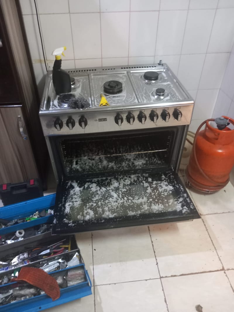 تنظيف افران