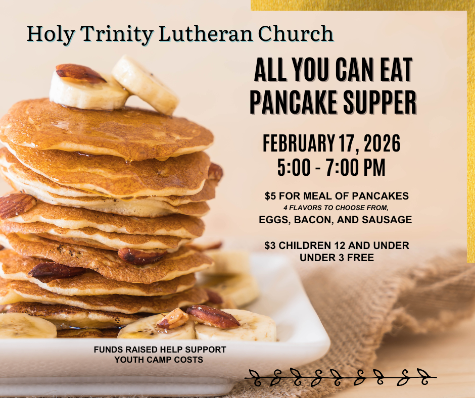 Pancake supper February 17th 