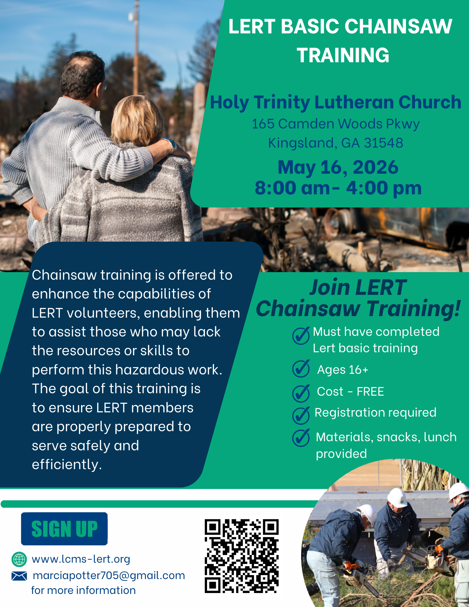 LERT Basic Chainsaw Training