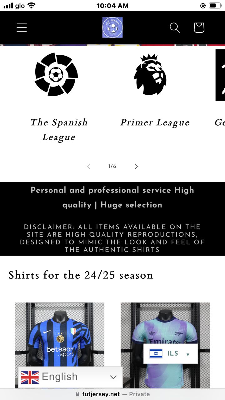 Shopify store design