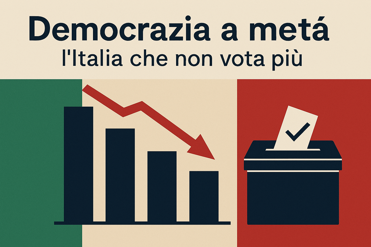 Democrazia a metà: l’Italia che non vota più
