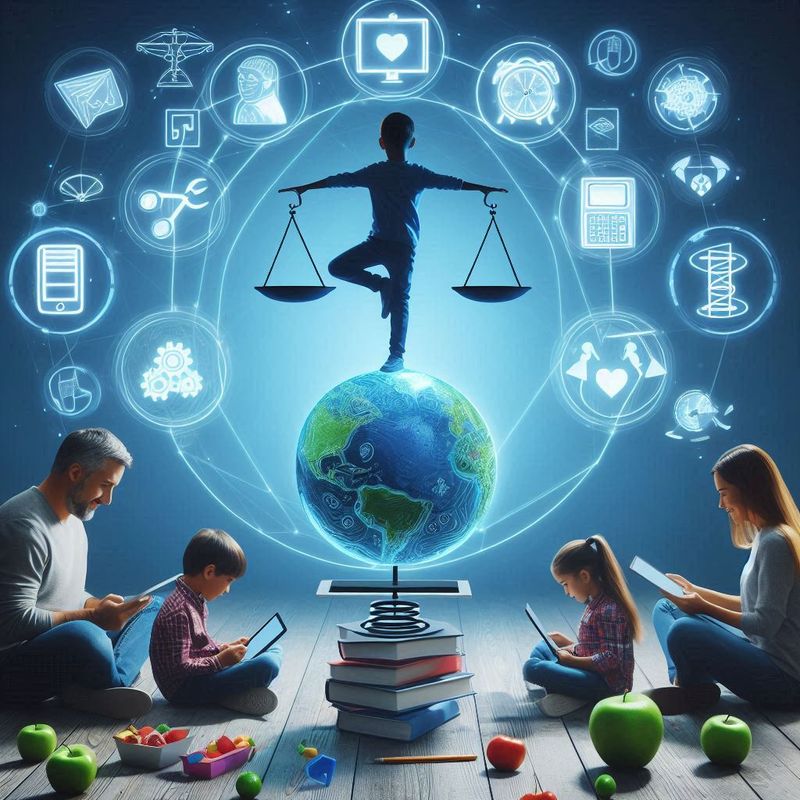 Abitudini Digitali Sane: Strategie per genitori ed educatori nel Mondo Tecnologico.