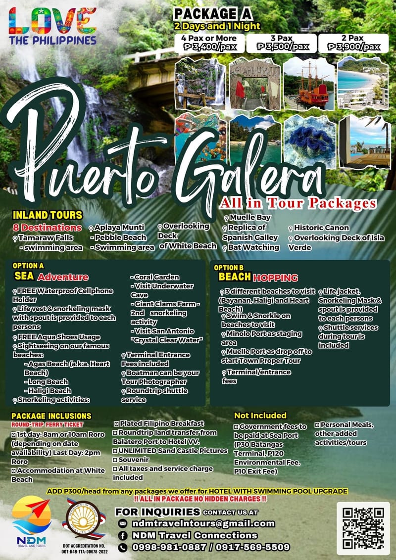 Puerto Galera 2D1N