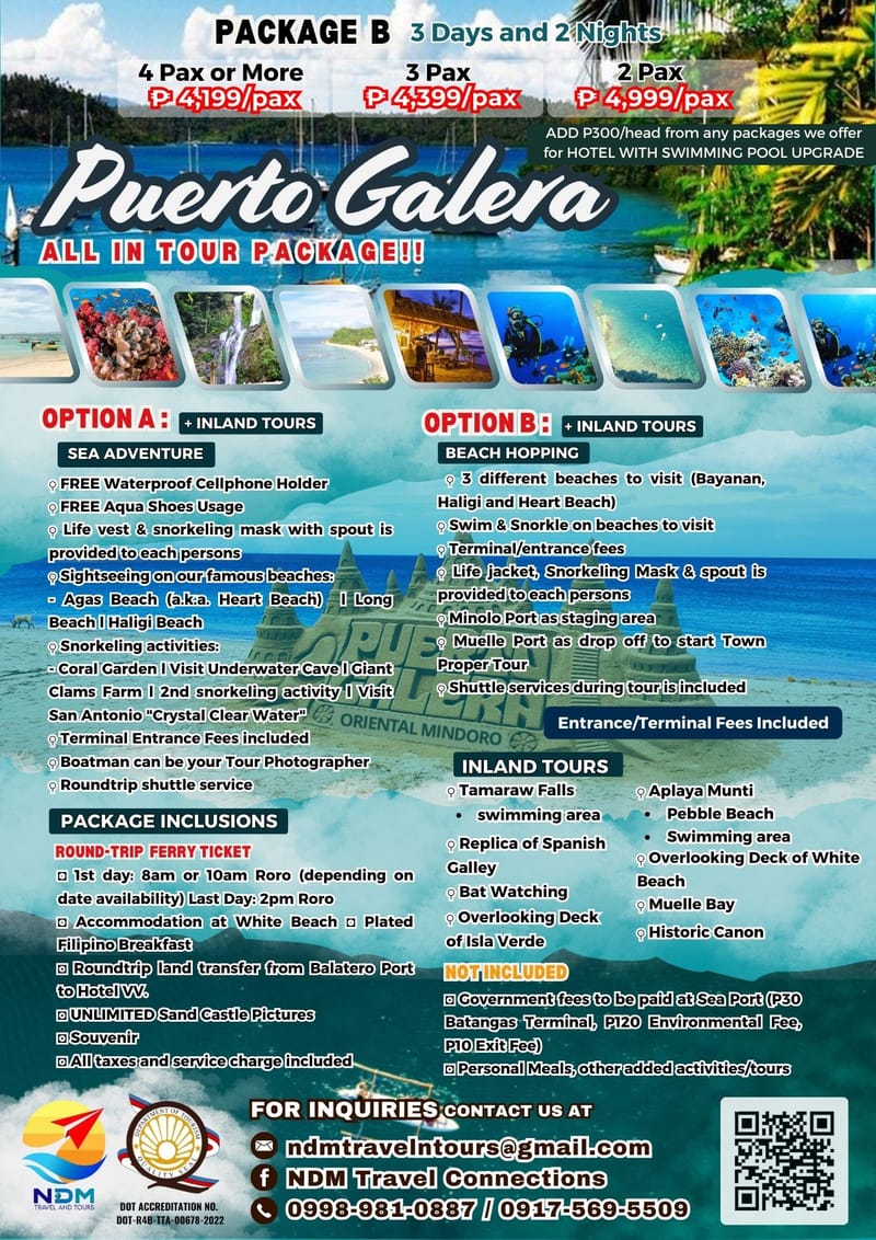 Puerto Galera 3D2N