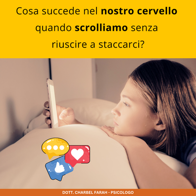 Perché continuiamo a scrollare? Meccanismi neuroscientifici e psicologici del comportamento digitale compulsivo