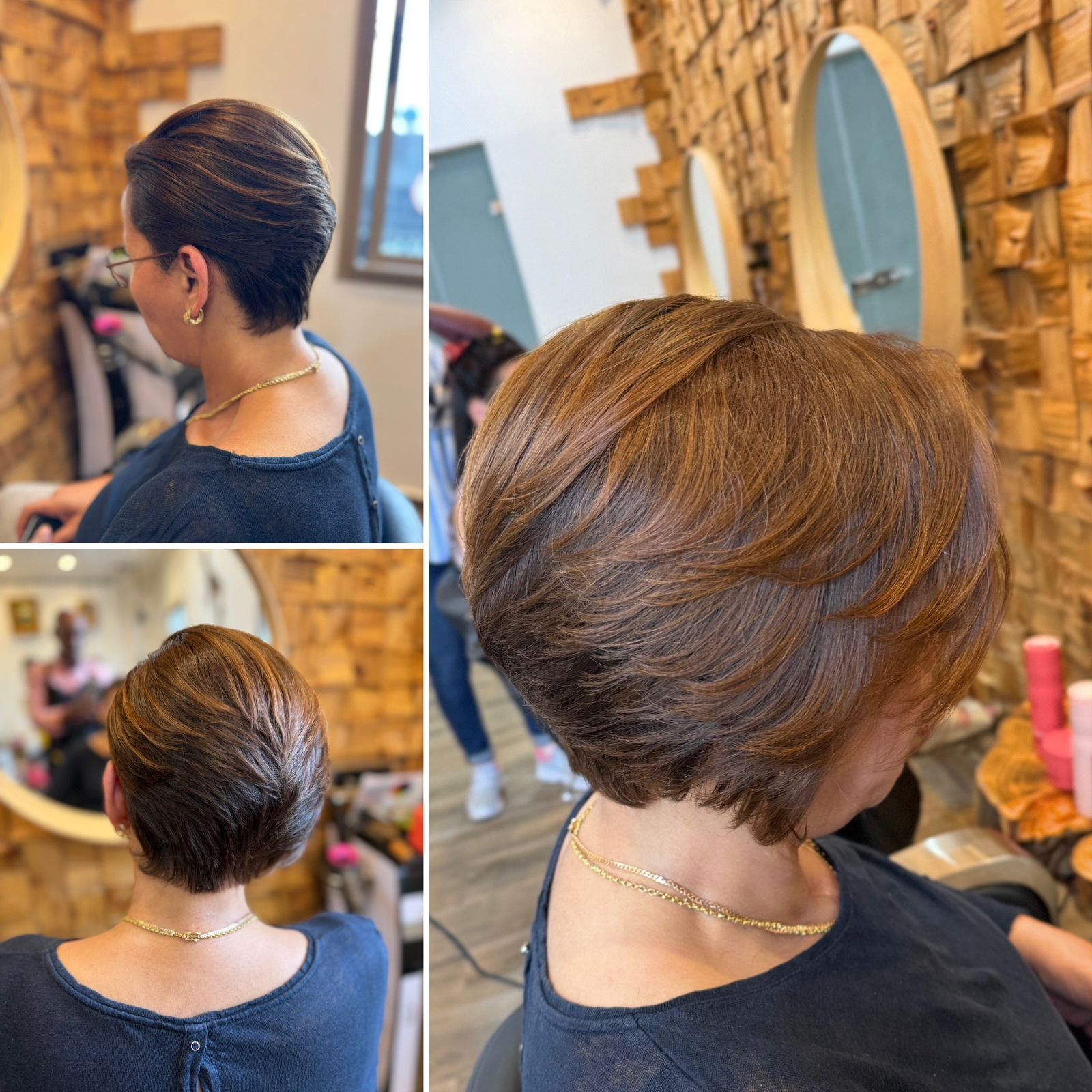 Coupe Carré Asymétrique Tendance