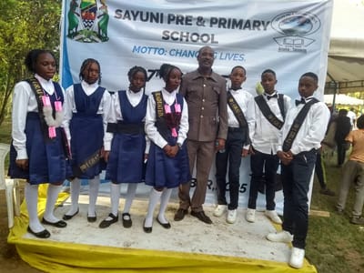 1st graduation ceremony at Sayuni (Zion) Pre & Primary School