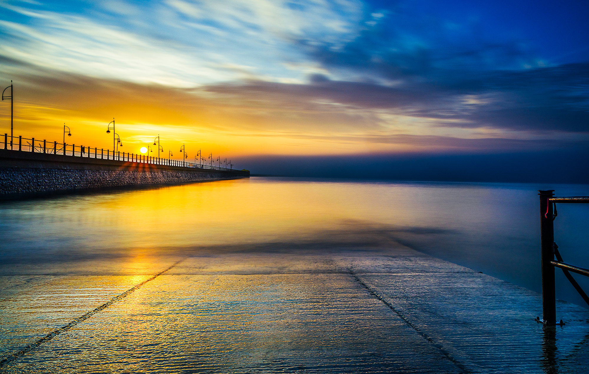 Sunrise over Prom