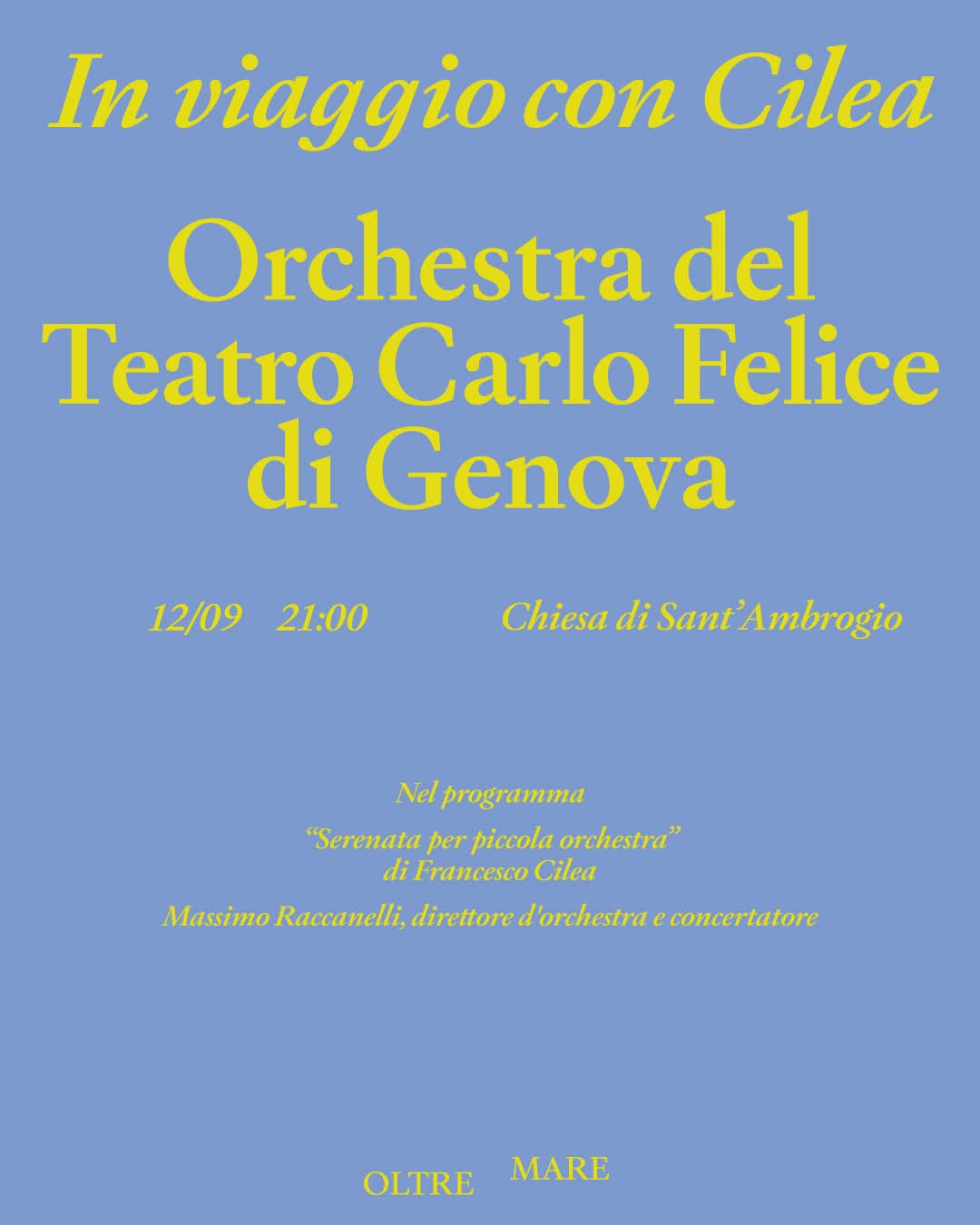 Francesco Cilea - Serenata per piccola orchestra - Prima esecuzione moderna