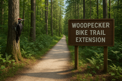 Finish the Woodpecker Trail