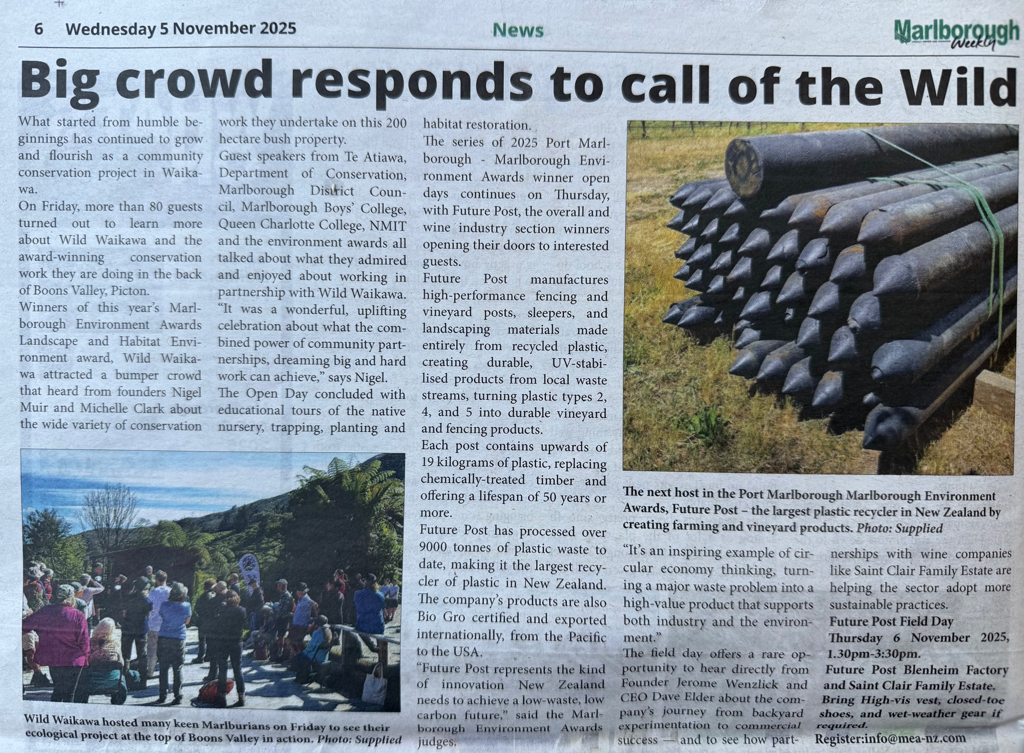 Big Crowd Responds to call of the Wild