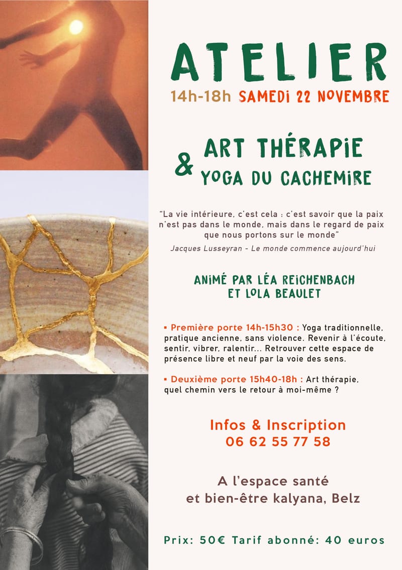 Atelier Yoga du cachemire et Art thérapie
