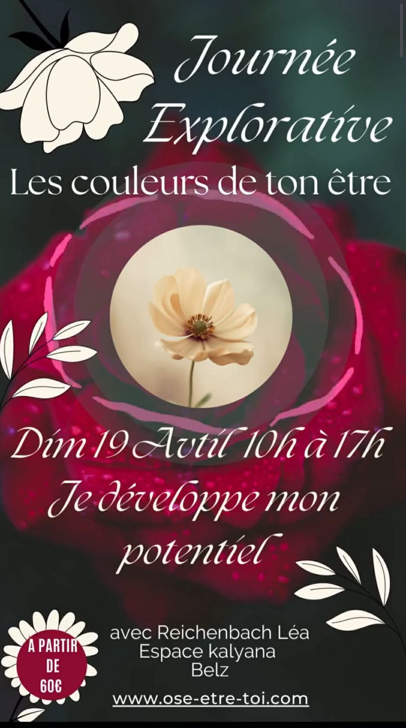 Journée explorative: les couleurs de ton être